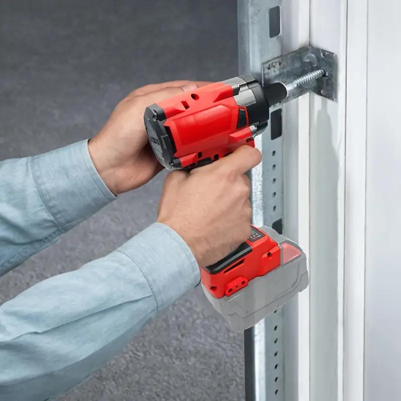 3-in-1 Cordless Impact Wrench - 1/2" Drive, Compatible with M18 Batteries, 4500 RPM Brushless Motor, Red and Black