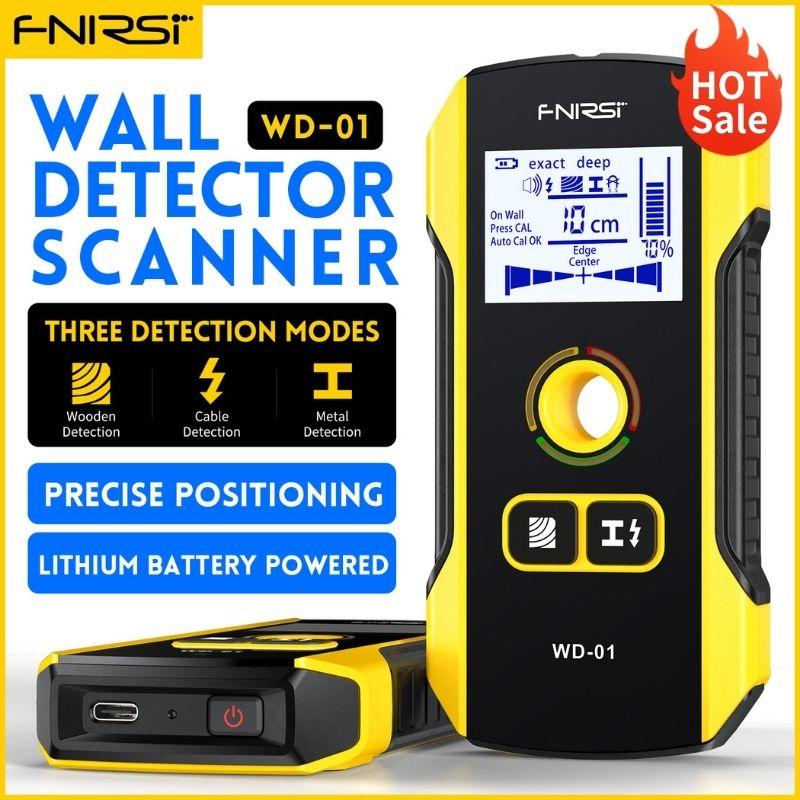 WD-01 Metal Detector Wall Scanner with Newly Designed Positioning Hole for AC Live Cable Wires Metal Wood Stud Find Hardware Home