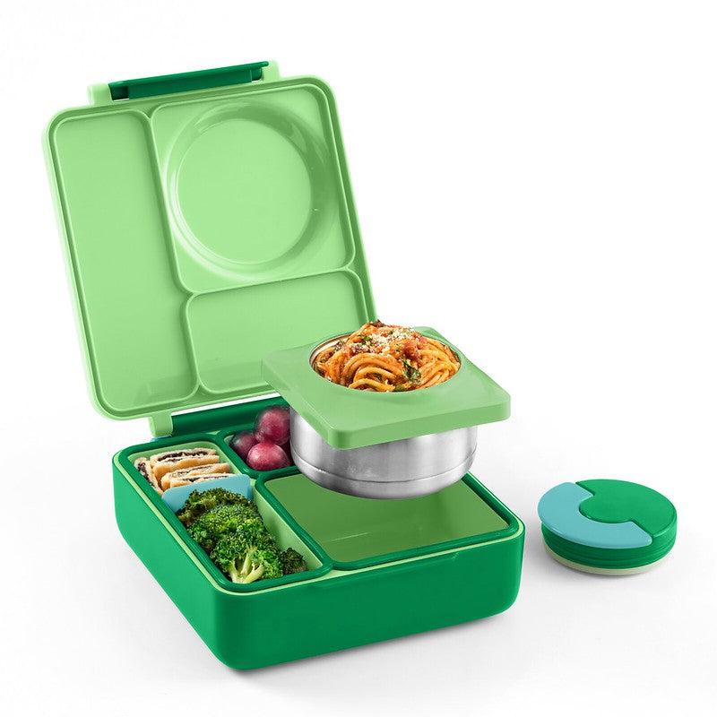 Insulated Bento Lunch Box with Thermos and 3 Compartments - TTS, High Quality Stainless Steel, Leak-Proof, Easy to Clean - Sturdy, Set