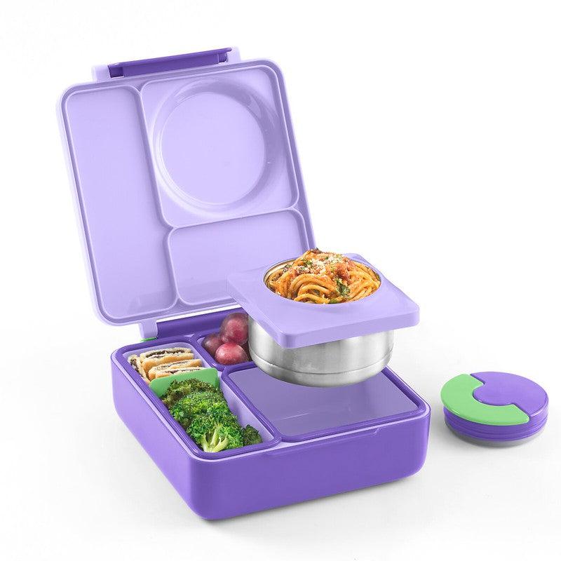 Insulated Bento Lunch Box with Thermos and 3 Compartments - TTS, High Quality Stainless Steel, Leak-Proof, Easy to Clean - Sturdy, Set