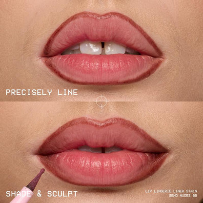 Lip Lingerie Sculpting Lip Liner Stain - Lightweight, Transfer-Proof, Waterproof, NYX Professional Makeup