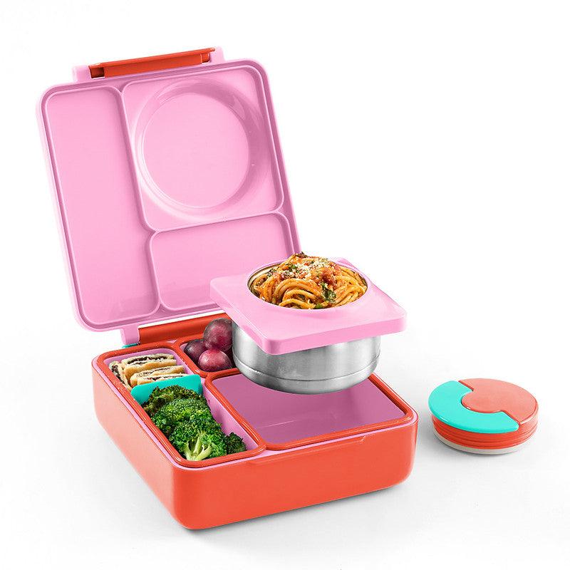 Insulated Bento Lunch Box with Thermos and 3 Compartments - TTS, High Quality Stainless Steel, Leak-Proof, Easy to Clean - Sturdy, Set