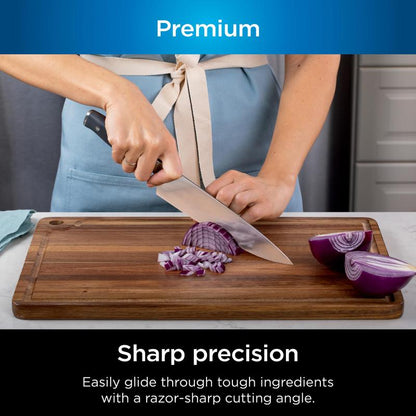 Foodi NeverDull Premium 12-Piece German Stainless Steel Knife System with Built-in Sharpener K32012 Kitchen Cutting
