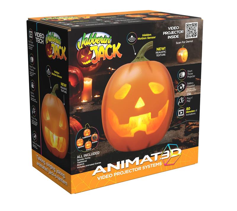 12" Animated Taling & Singing Pumpkin
