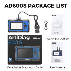 [FallFreshness] AD600S OBD2 Scanner Car Diagnostic Scan Tool for ABS/SRS/AT/Engine, 9 Reset Services, Free Lifetime Upgrade Auto Vehicle