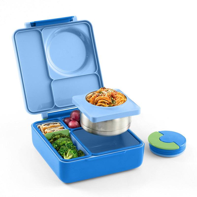Insulated Bento Lunch Box with Thermos and 3 Compartments - TTS, High Quality Stainless Steel, Leak-Proof, Easy to Clean - Sturdy, Set