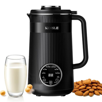 8-in-1 Multifunctional Automatic Nut Milk Machine&Coffee Maker, 32oz Auto Self-Cleaning, Delay Start, Keep Warm, Boil Water – Stainless Steel, Black/White