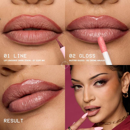 Lip Lingerie Sculpting Lip Liner Stain - Lightweight, Transfer-Proof, Waterproof, NYX Professional Makeup