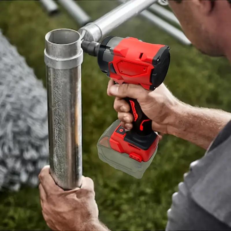 3-in-1 Cordless Impact Wrench - 1/2" Drive, Compatible with M18 Batteries, 4500 RPM Brushless Motor, Red and Black