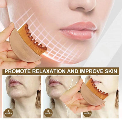 Lymphatic Contour Face Brush for Jawline & Chin Sculpting – Dry Brushing Massager for Lymphatic Drainage & Facial Fatigue Relief,  Ergonomically Designed to Fit The Skin Precisely  (1PCS)