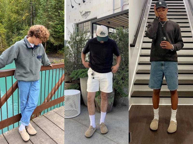 Women Men Round Toe Cork Footbed Clogs Potato Shoes Slide Outdoor Gym Shoes with Arch Support Flat Buckle Clogs Retro Fashion Walking Shoes Slippers 【PLS SIZE UP 】