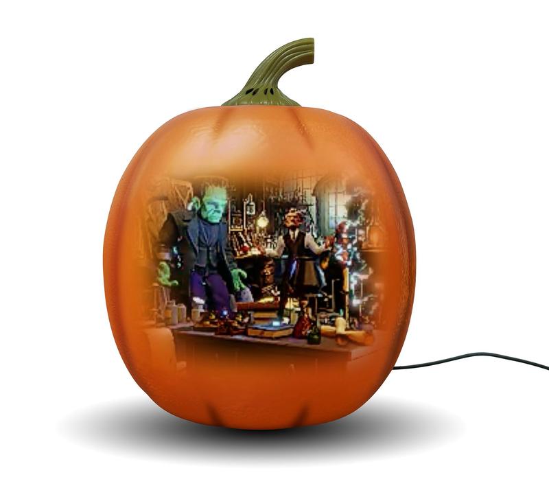 12" Animated Taling & Singing Pumpkin